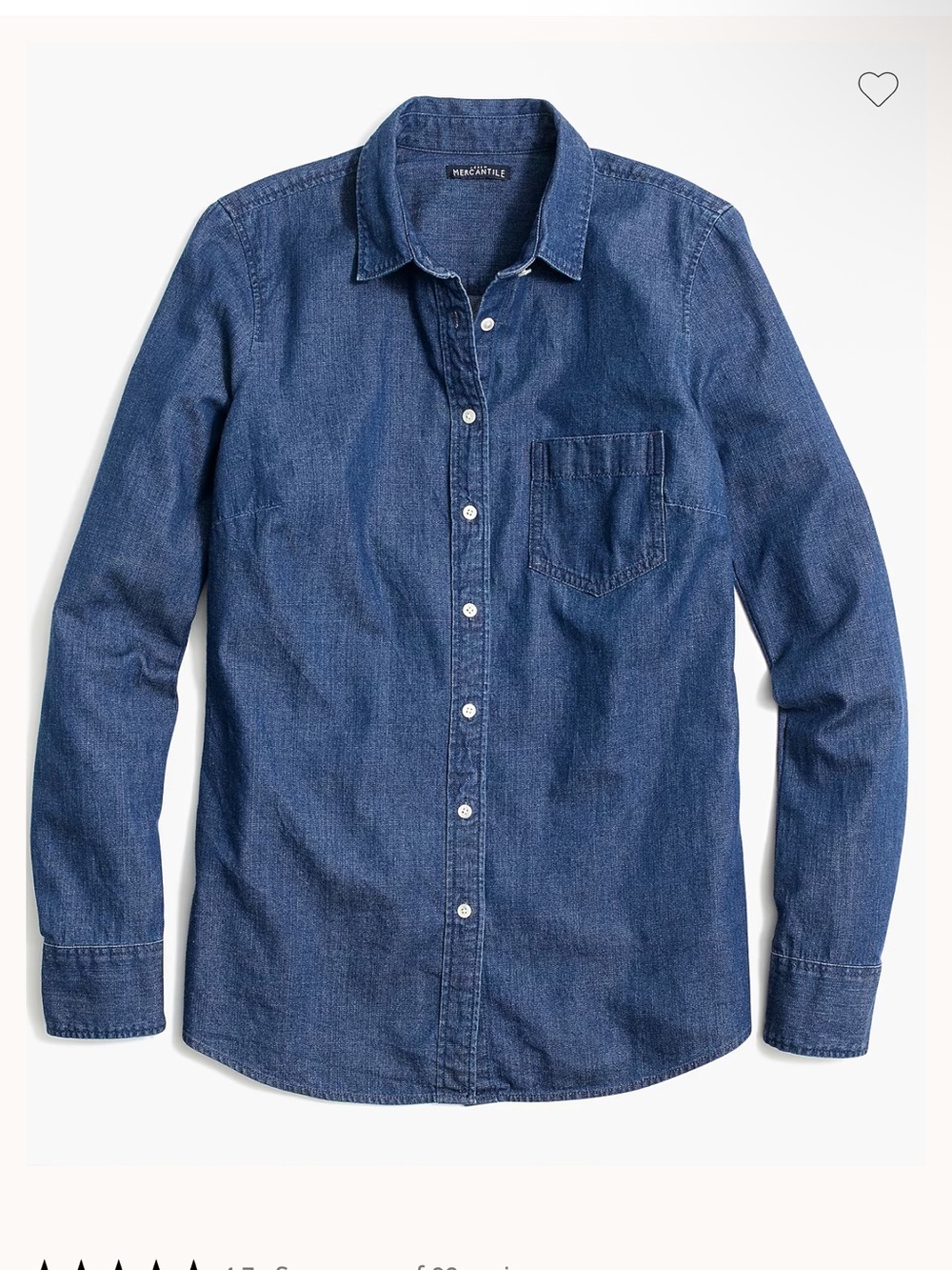 J Crew denim shirt